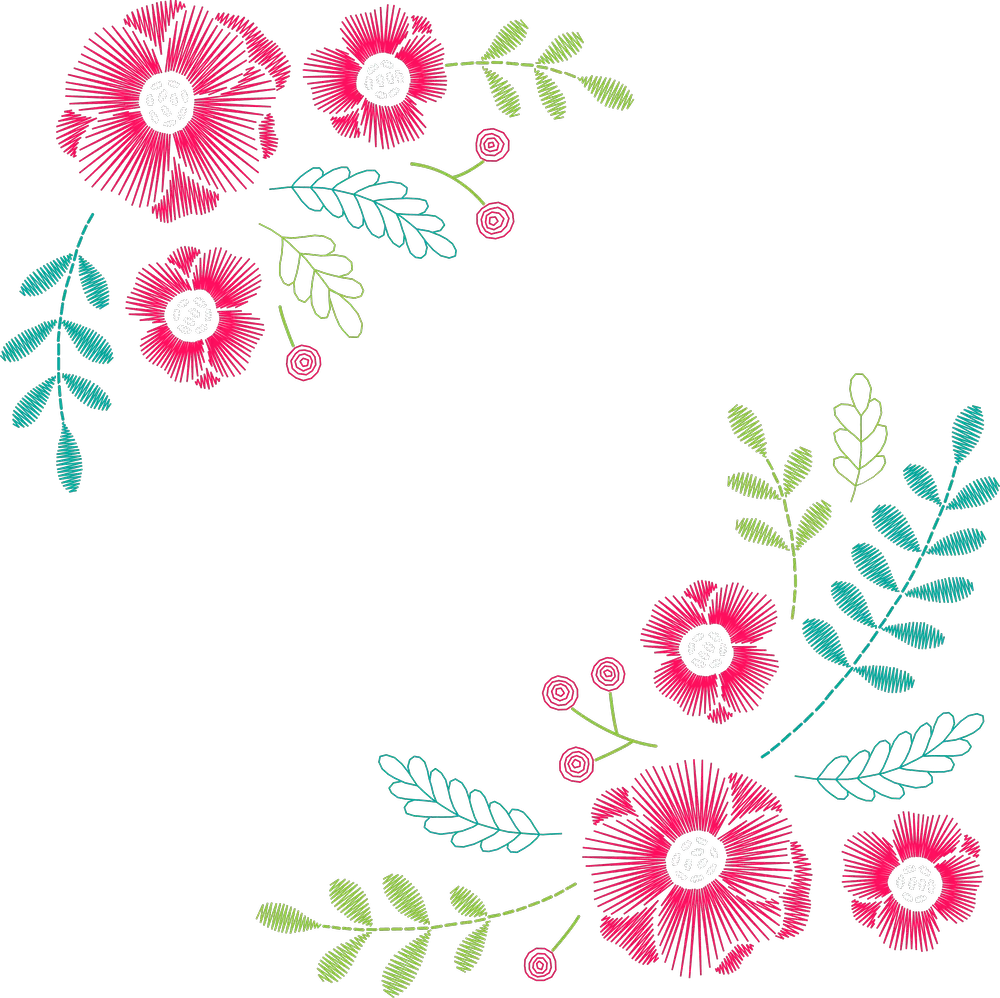 Pink Cosmos Corner Sprays