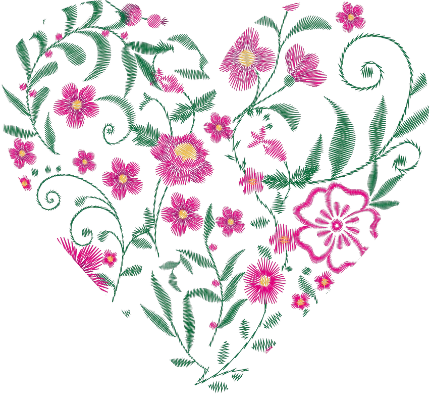 Wildflower Vine Heart